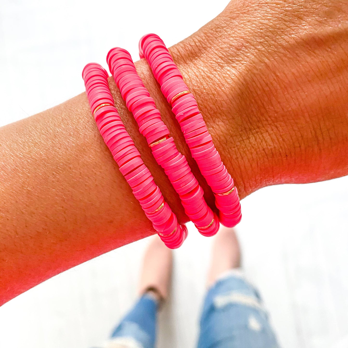 Neon Heishi Bracelet