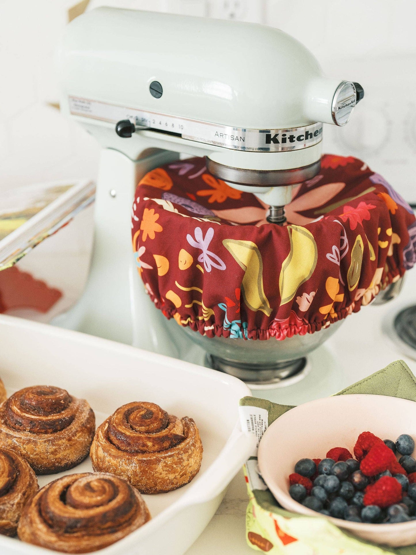 Fall Floral Reusable Bowl Cover