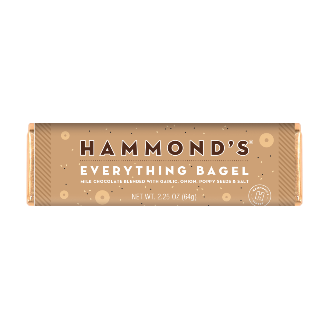 Hammond's Everything Bagel Milk Chocolate Bar