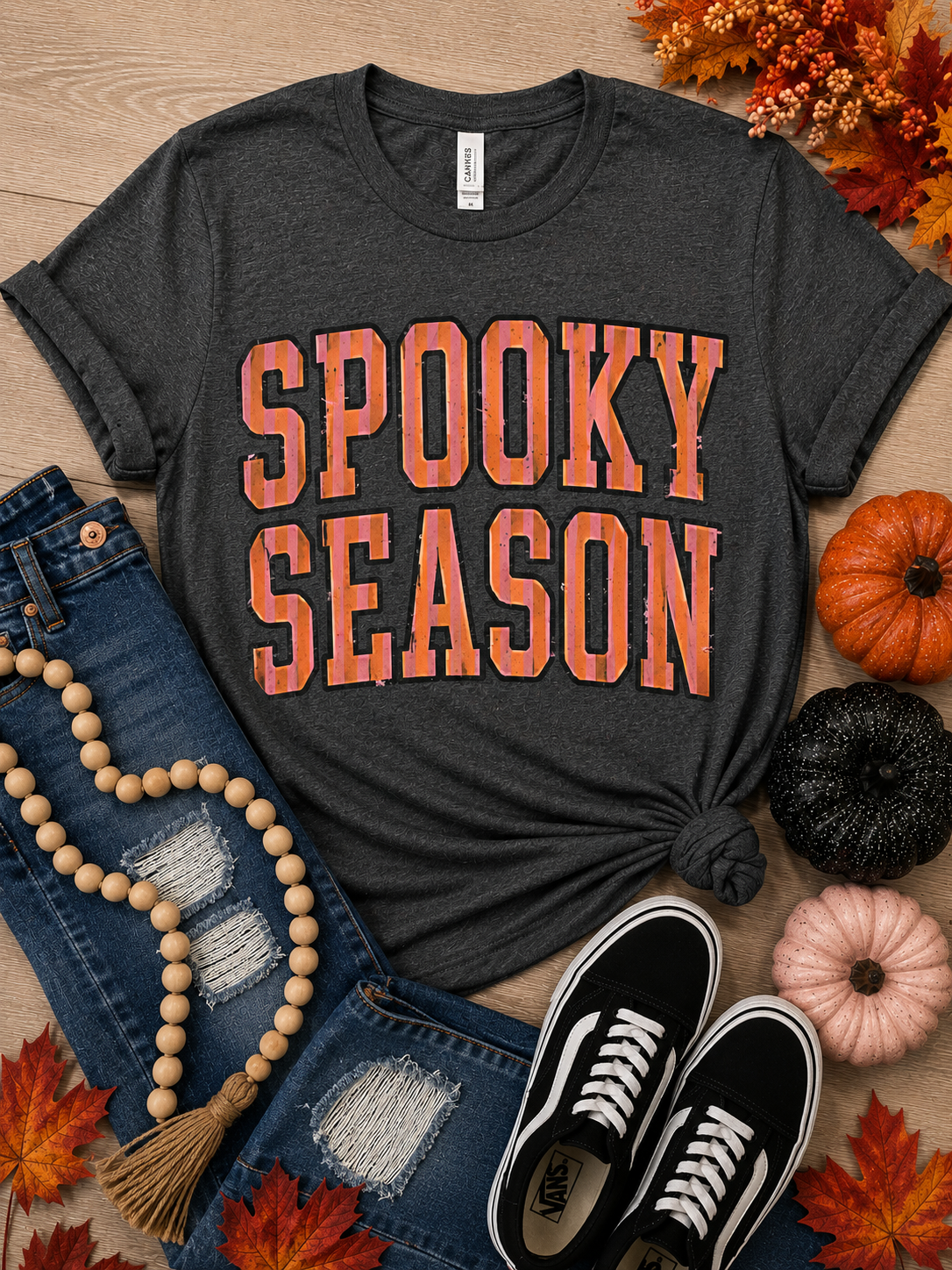 Spooky Season Varsity Graphic Tee