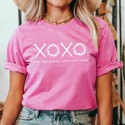 Original Love Letters Pink Tee