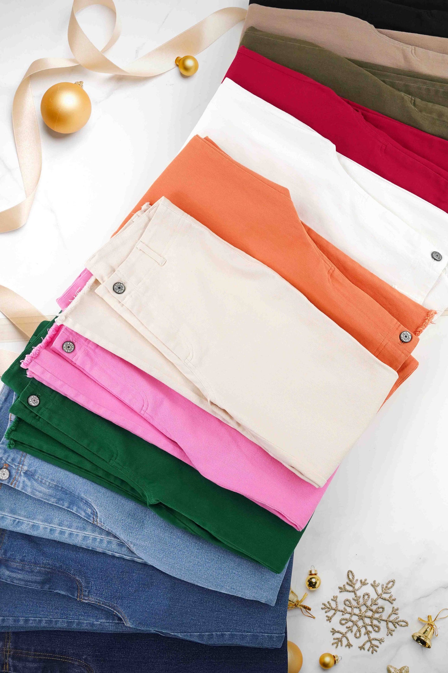 La Miel Stretchy High Waisted Flare Pants