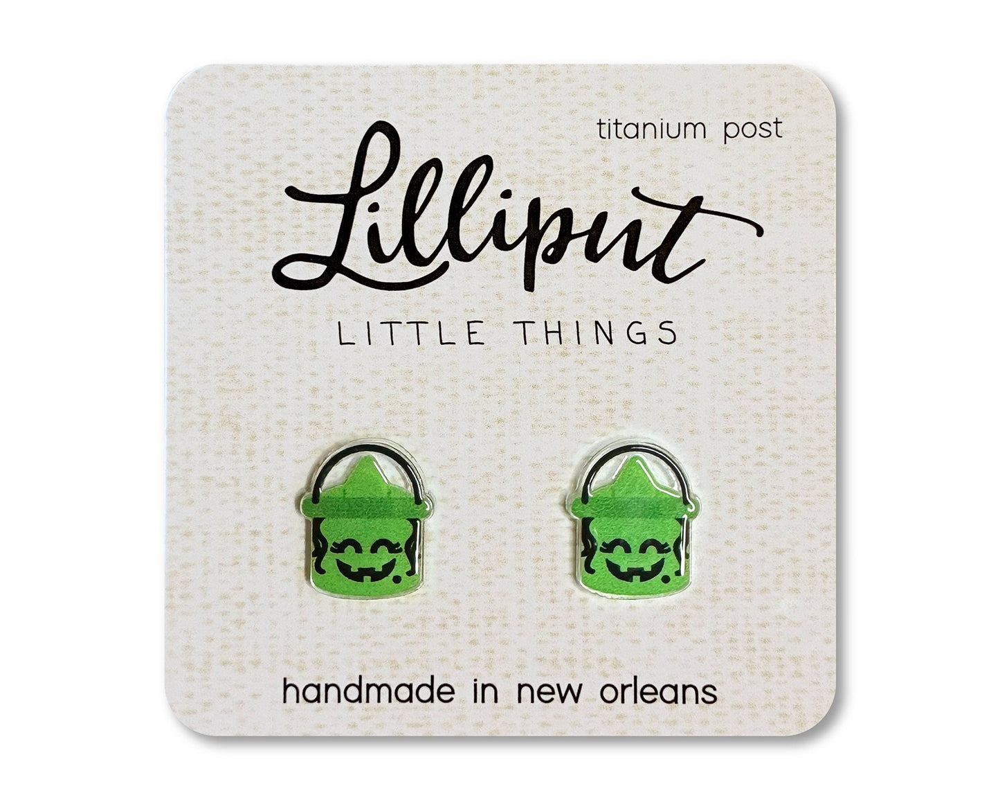 Retro Treat Bucket Earrings