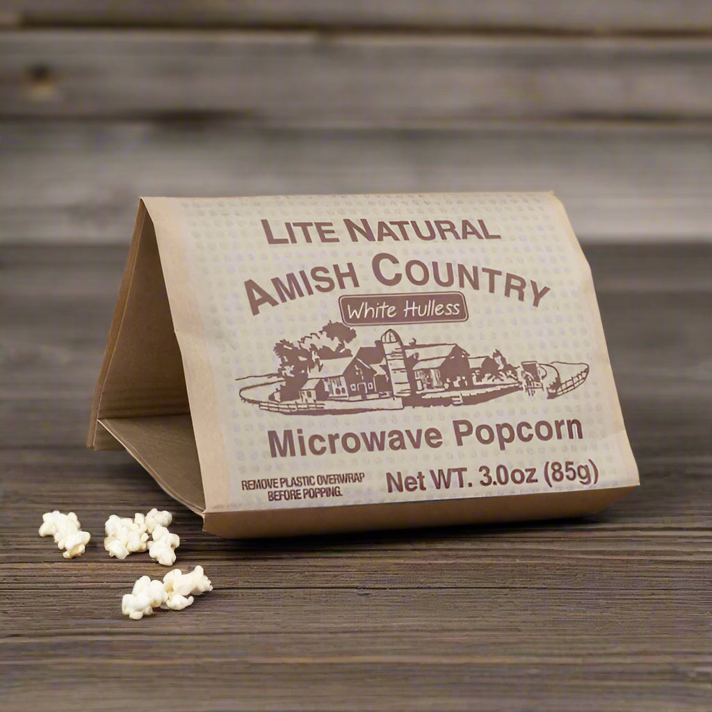 Amish Country Microwave Lite Natural Popcorn Singles