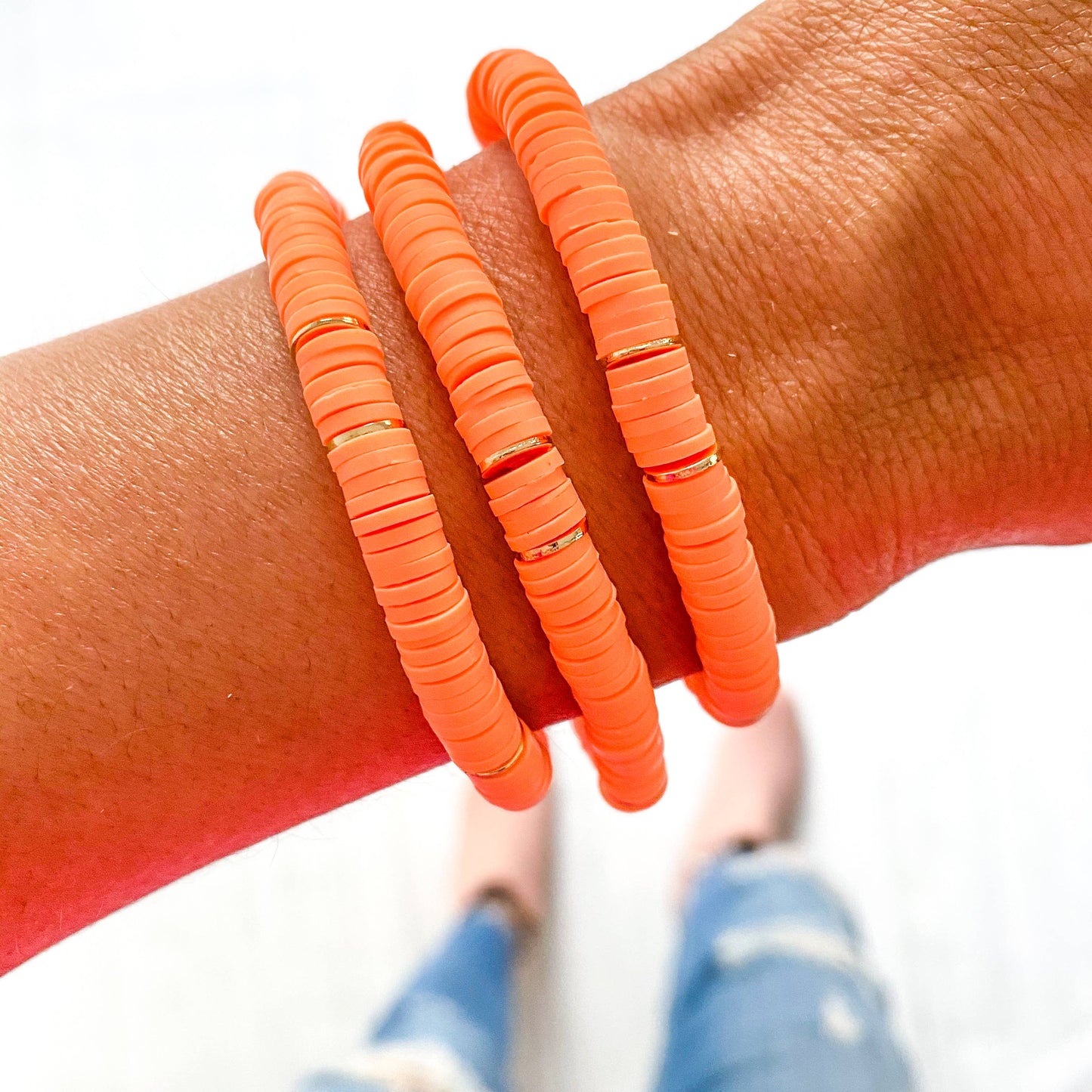 Neon Heishi Bracelet
