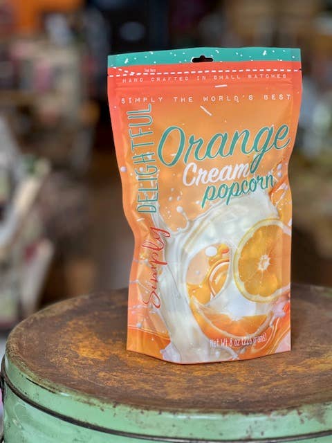Simply Delightful Orange Cream Popcorn