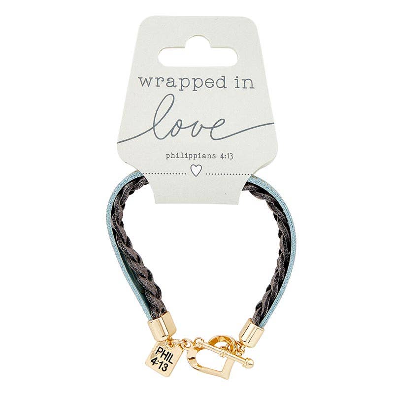Wrapped In Love Bracelet - Philippians 4:13