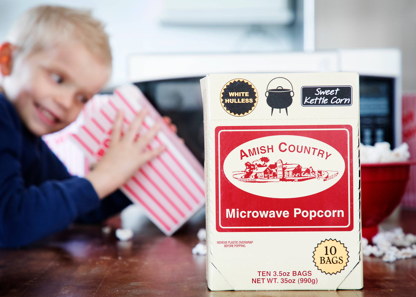 Amish Country Microwave Kettle Corn Popcorn Single Servings