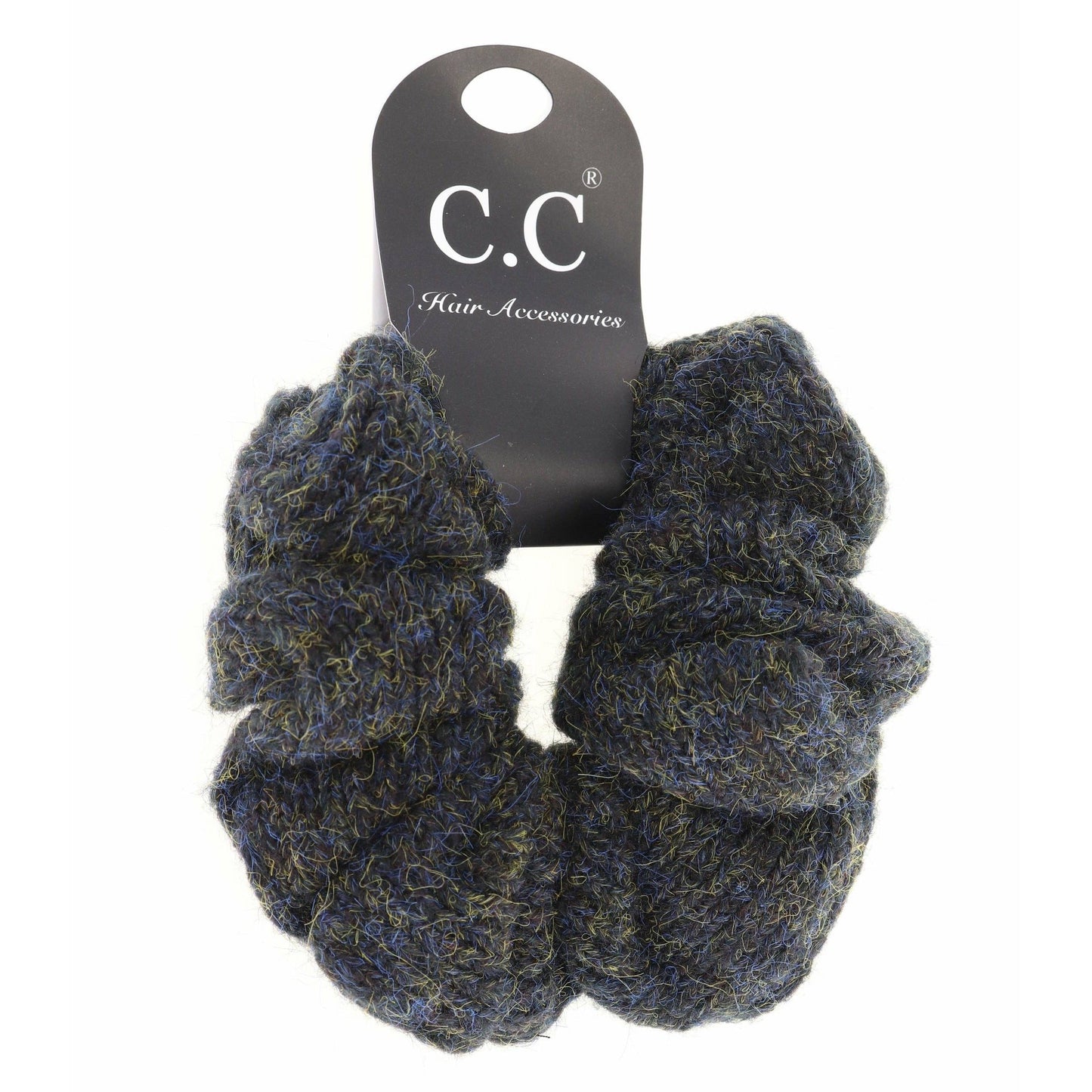 Two-tone Knit Ponytail C.C Women's Scrunchie