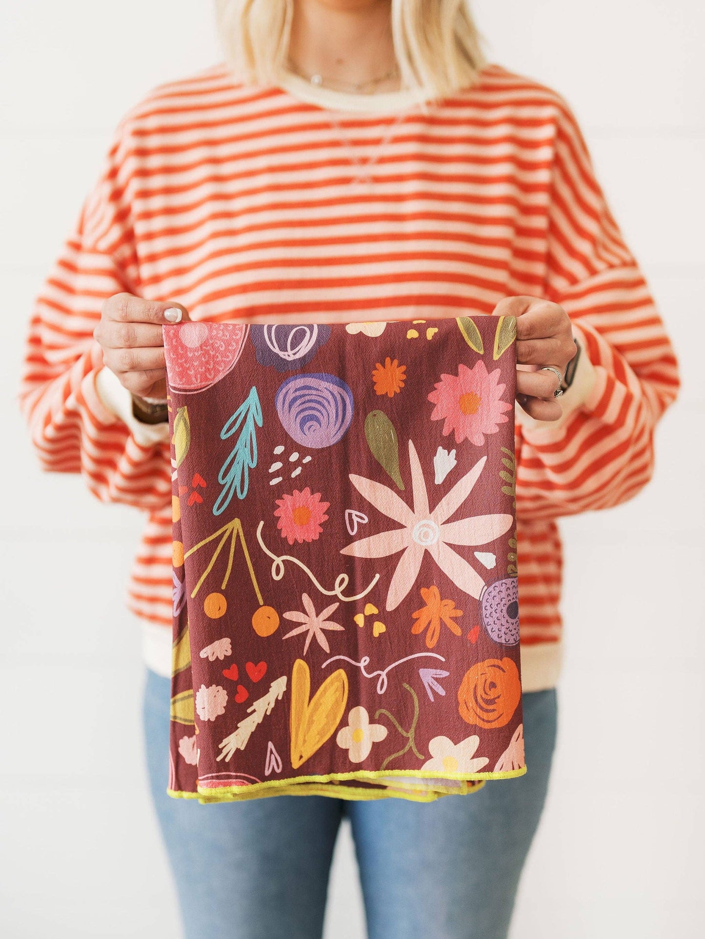 Fall Floral Flour Sack Towel