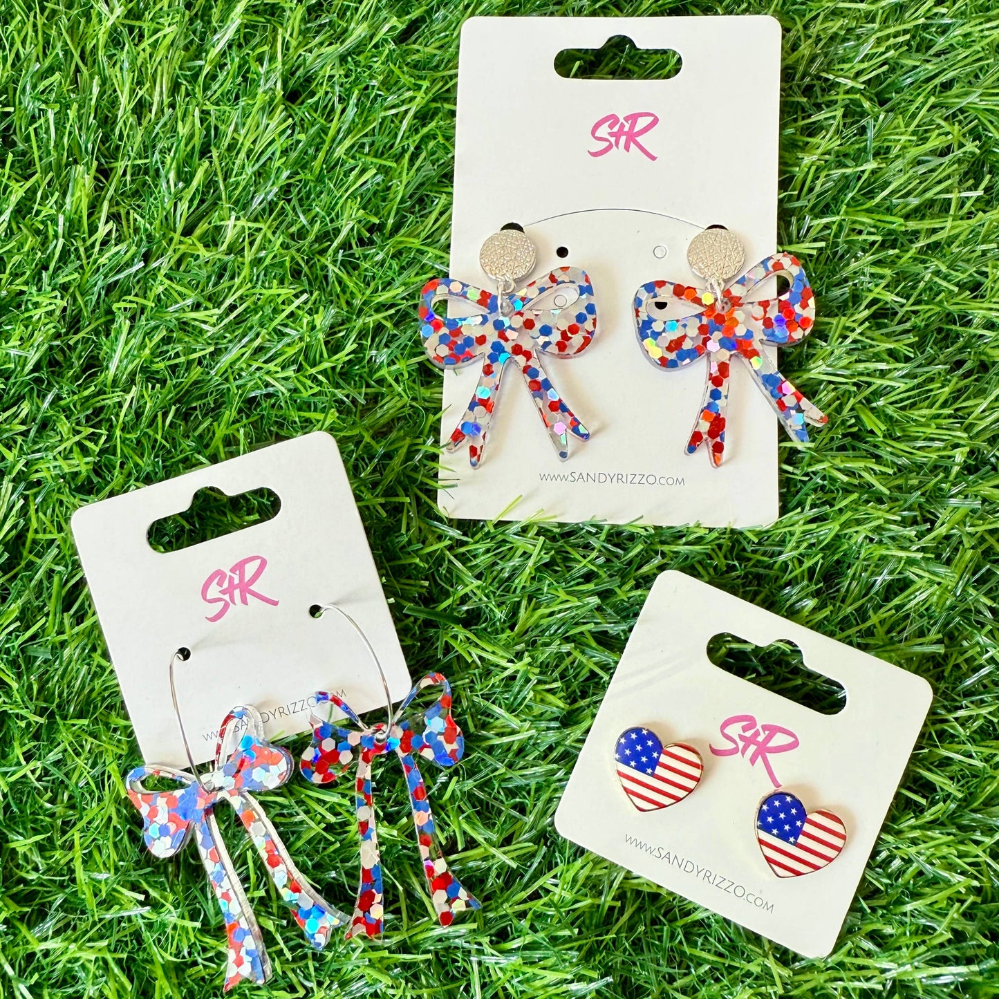 Patriotic Bow Dangle