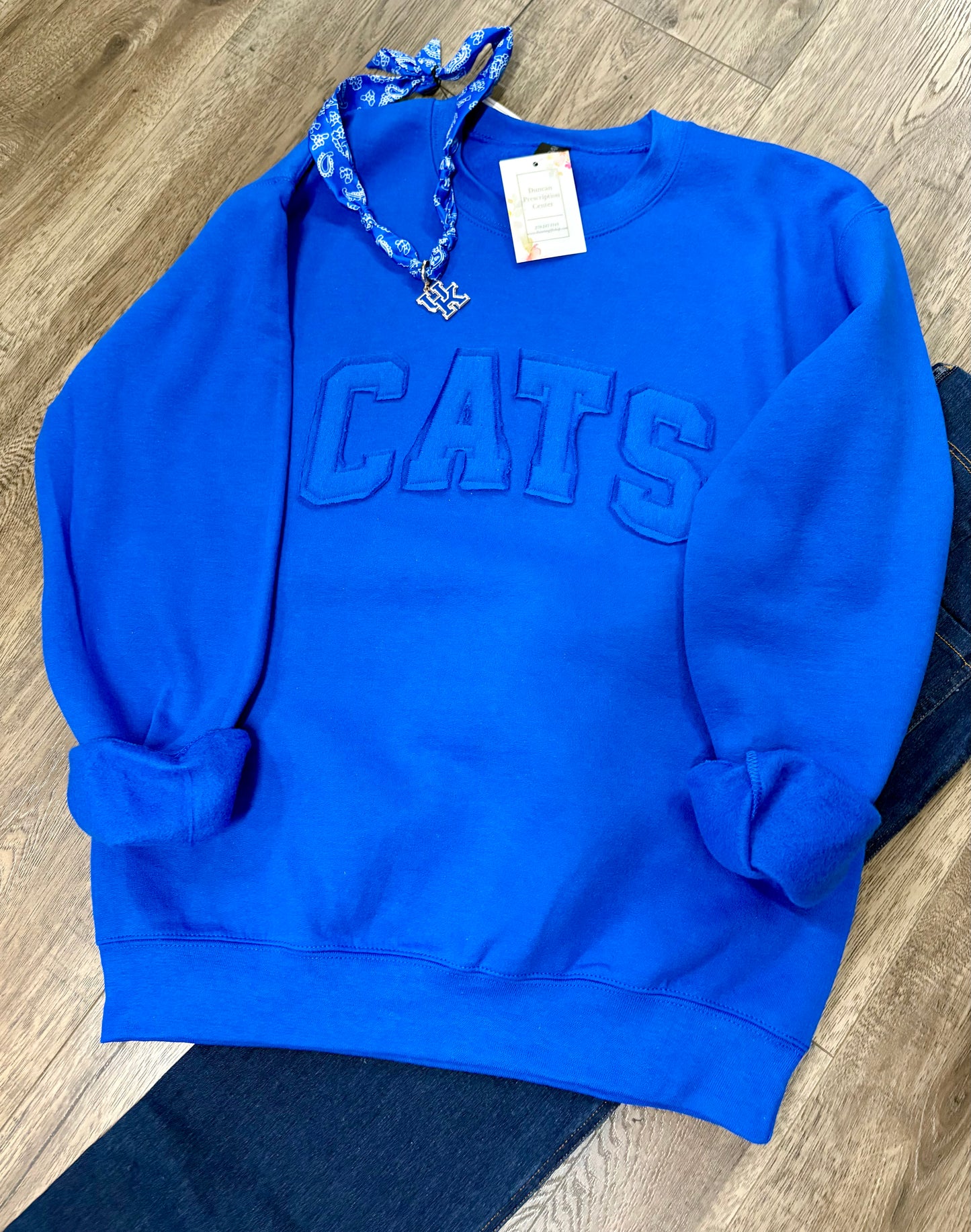 Cats Tone on Tone Raggy Sweatshirt