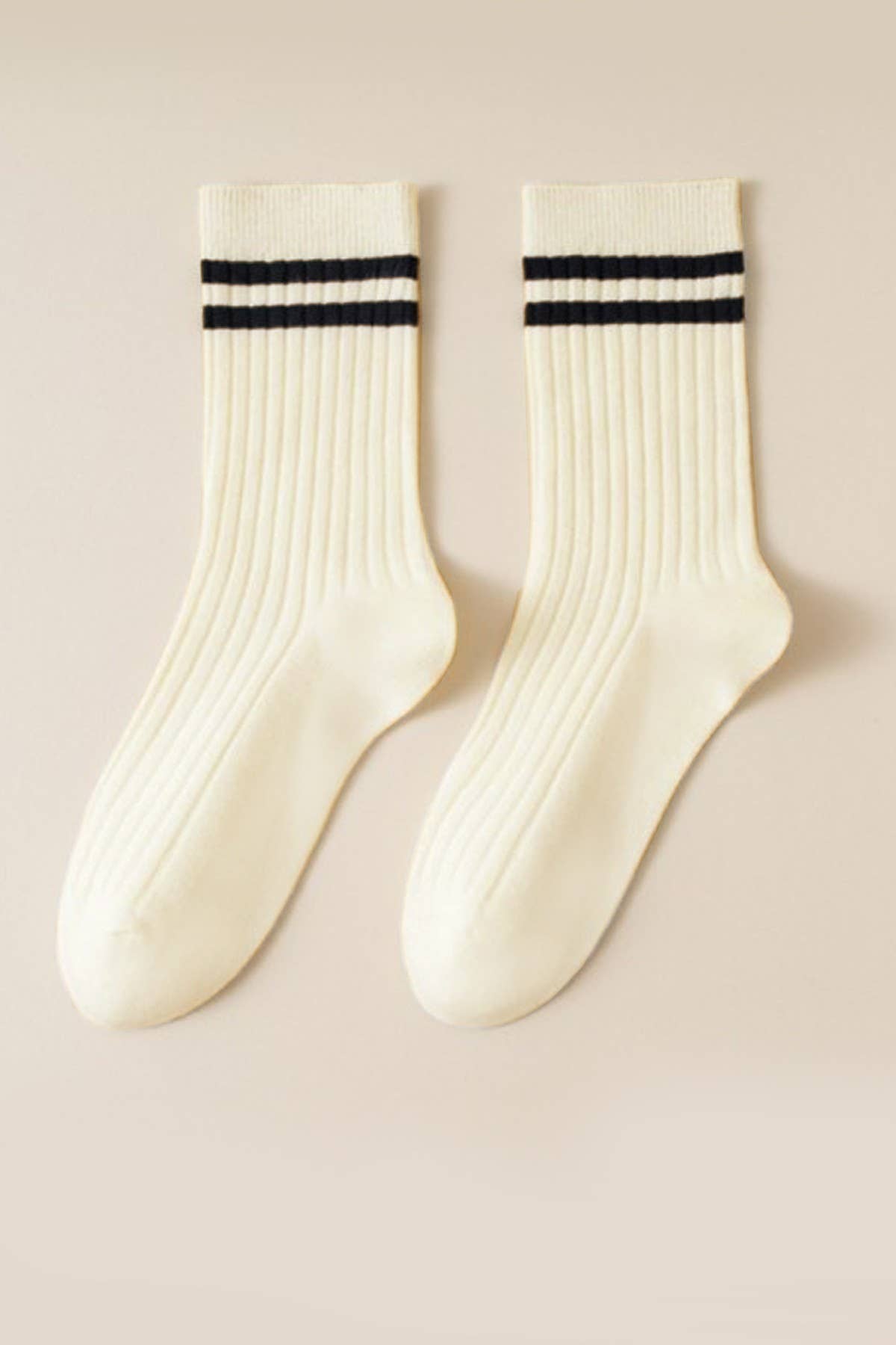 Women's Strip Half Crew Socks