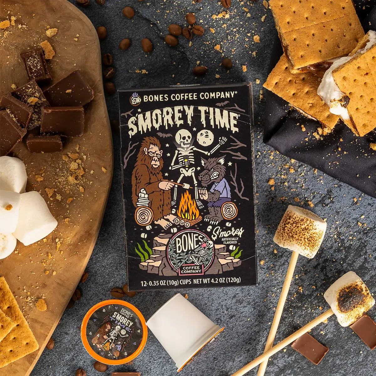 Bones S'morey Flavored Coffee Pods