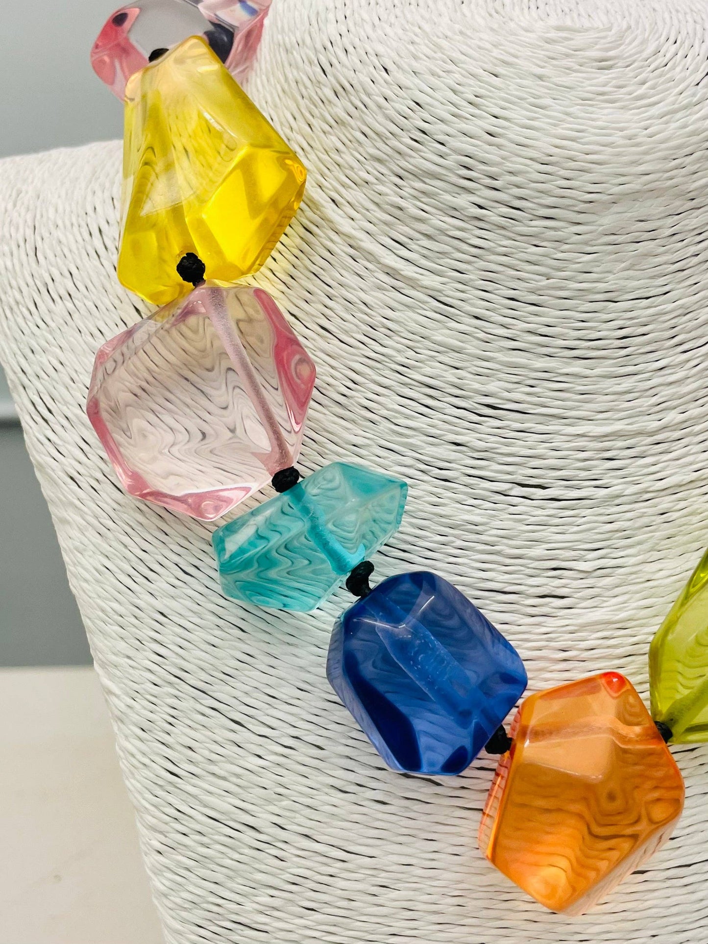 Summer Splash Crystal Statement Necklace