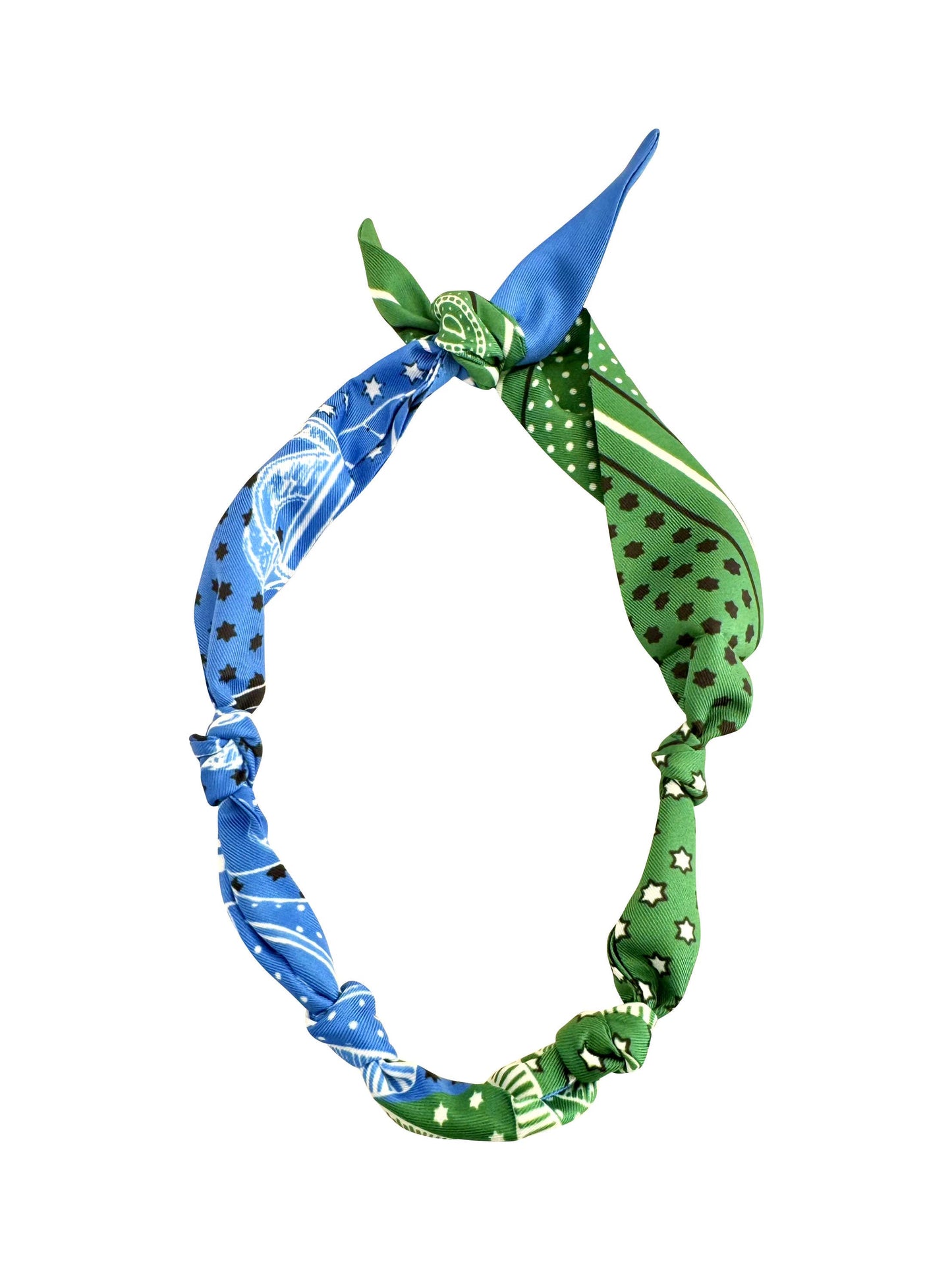 Gemelli Custom Carley Bandana Scarf Necklace with Lulu Heart