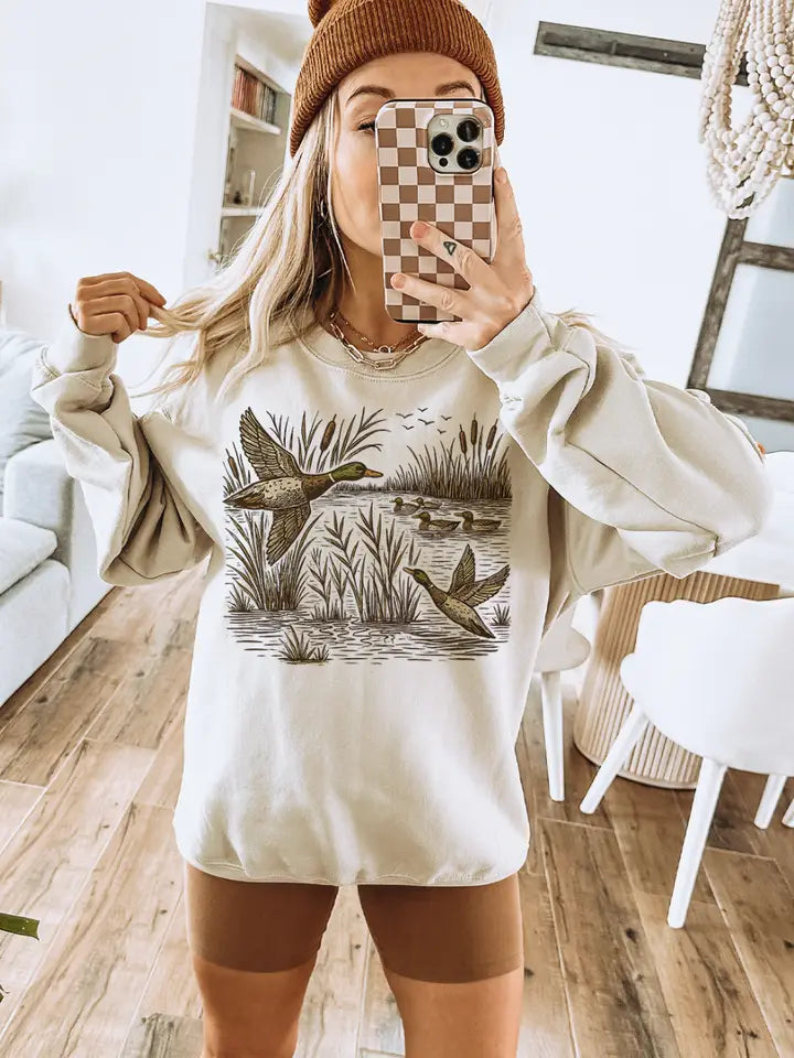 Flying Mallards Duck Tee & Sweatshirt