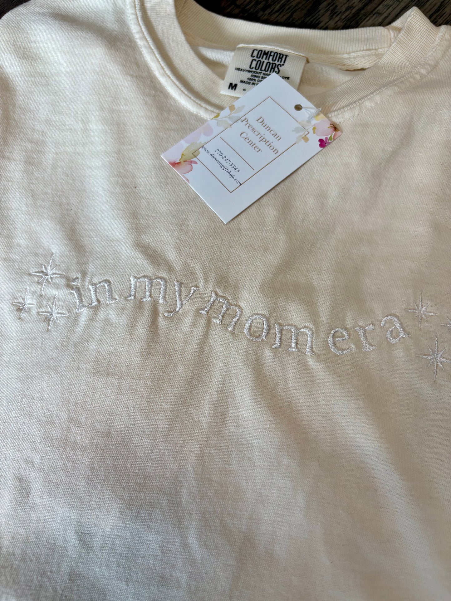 Embroidered In My Mom Era Tee