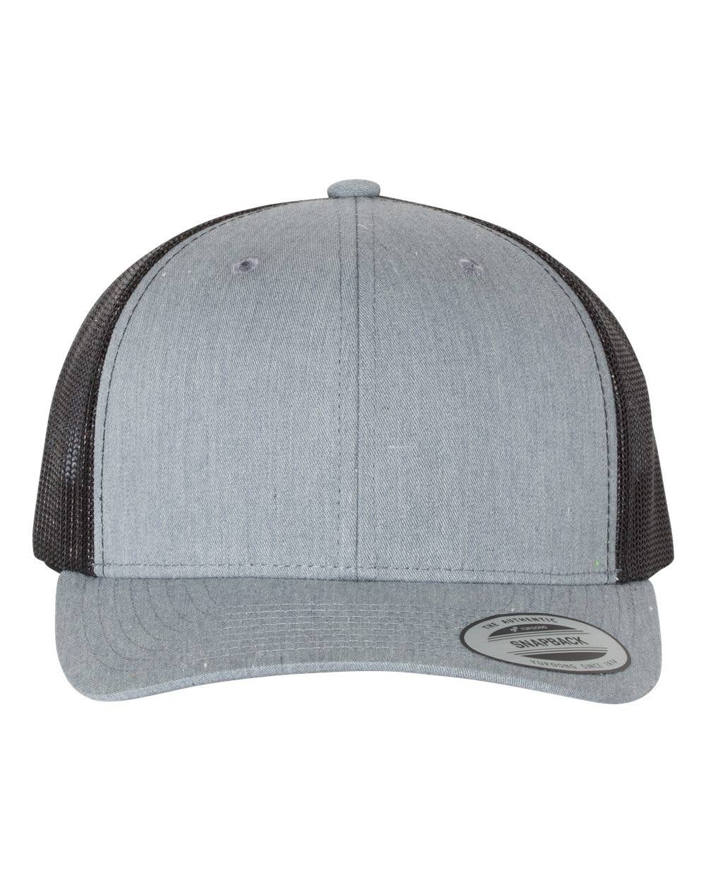 American Flag Rectangle Leather Patch Hat
