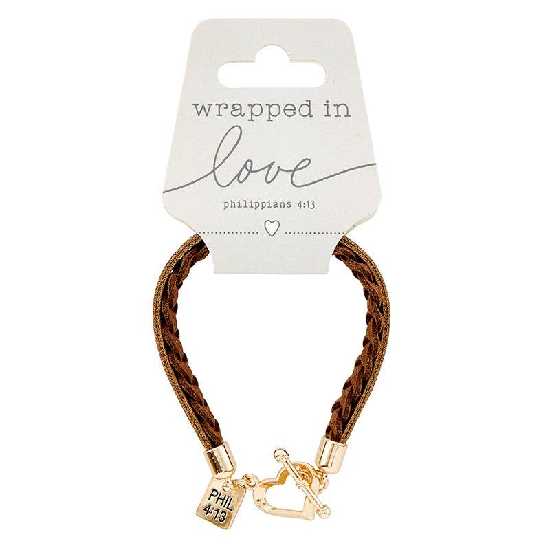 Wrapped In Love Bracelet - Philippians 4:13