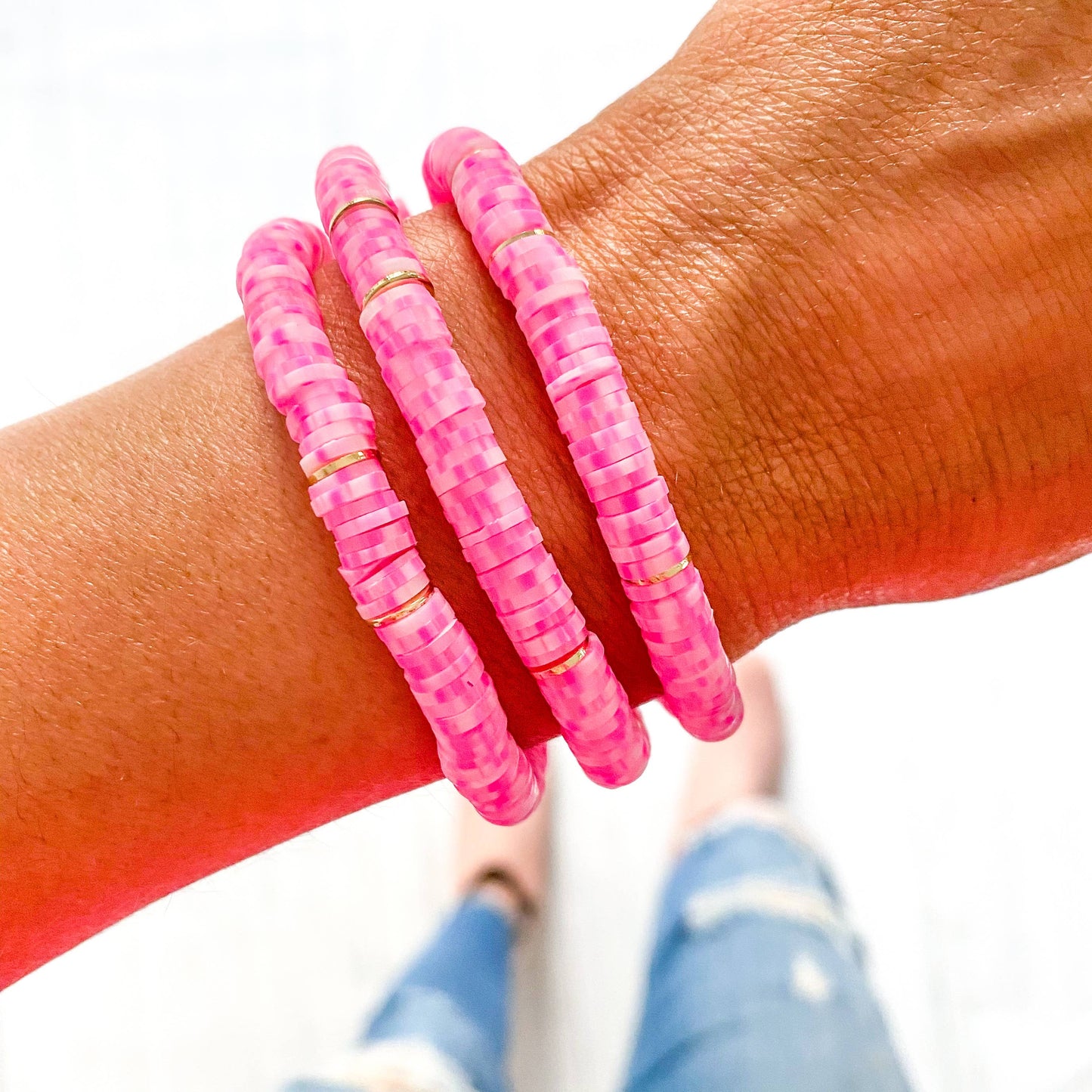 Neon Heishi Bracelet