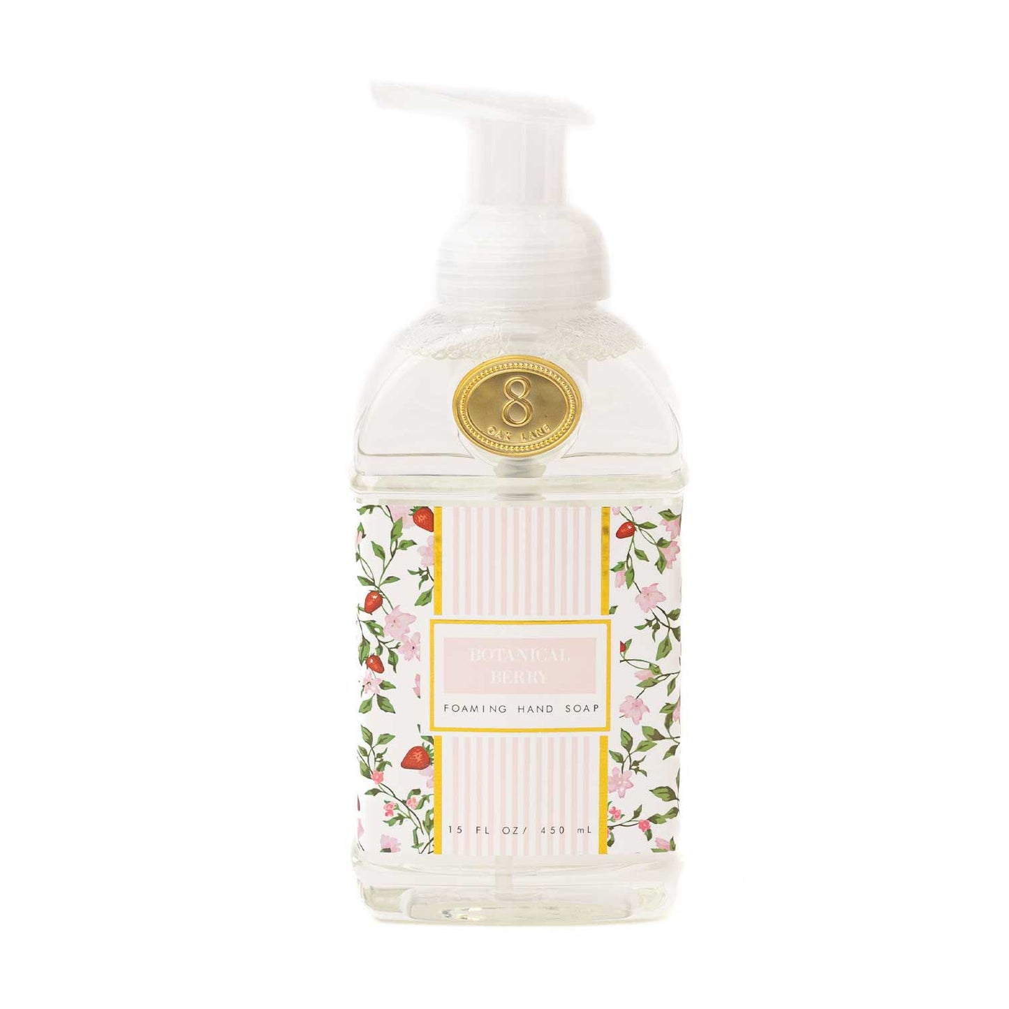 8 Oak Lane Botanical Berry Foaming Hand Soap – 15oz Luxury Hand Wash