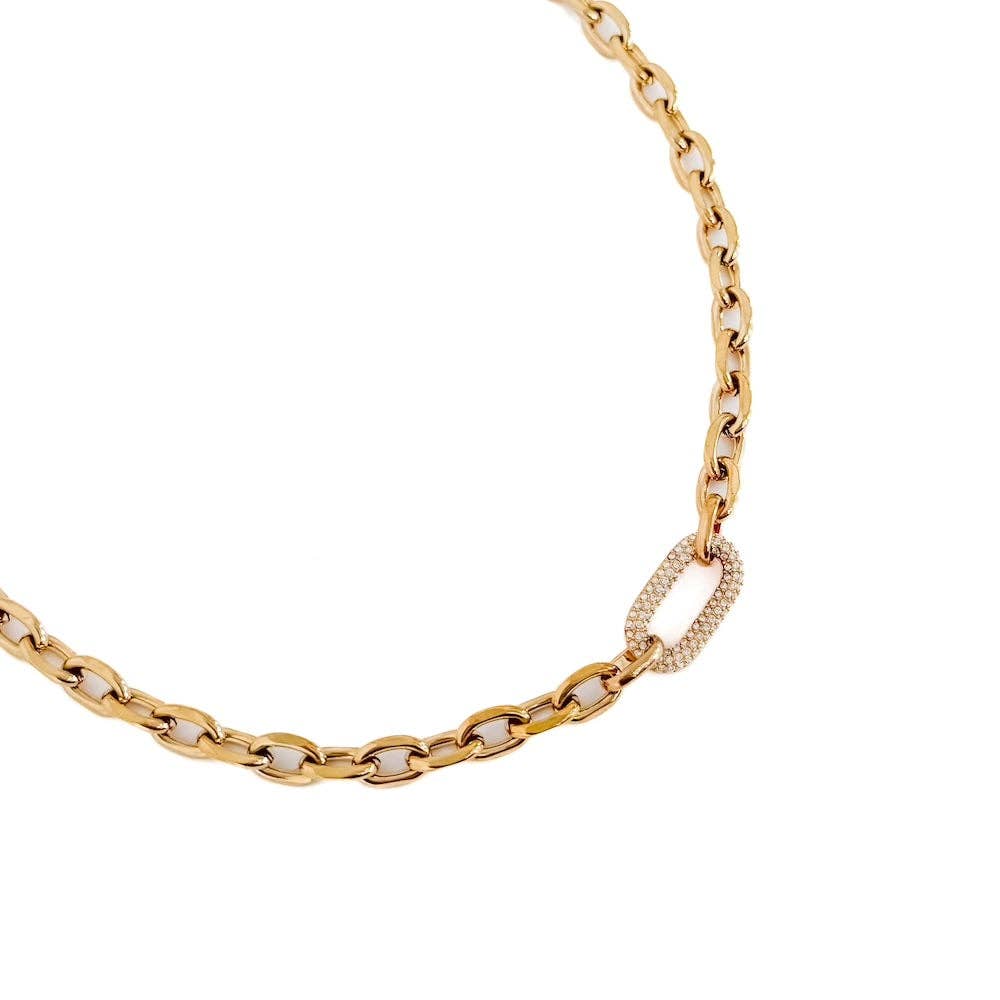 Michaela Diamond Chain Waterproof Necklace