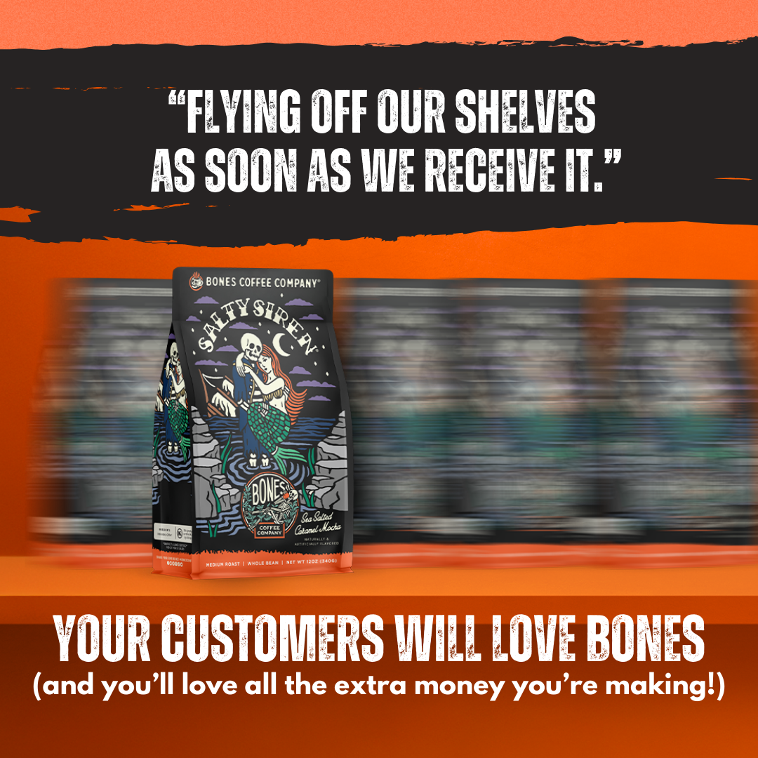 Bones Highland Grog Flavored Ground 12oz Coffee
