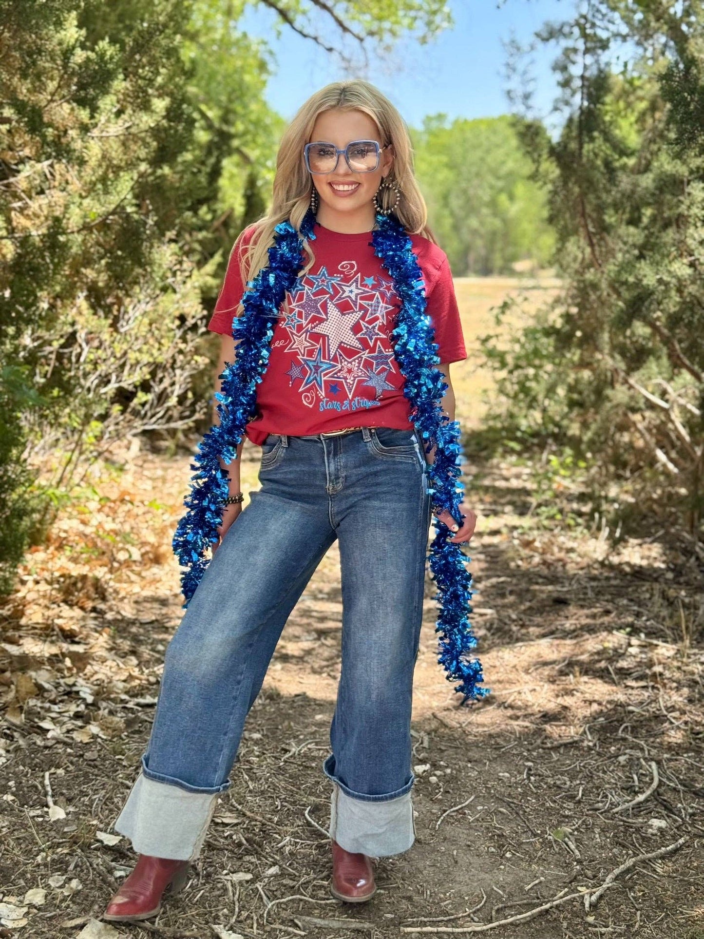 Stars & Stripes Patriotic Graphic Tee