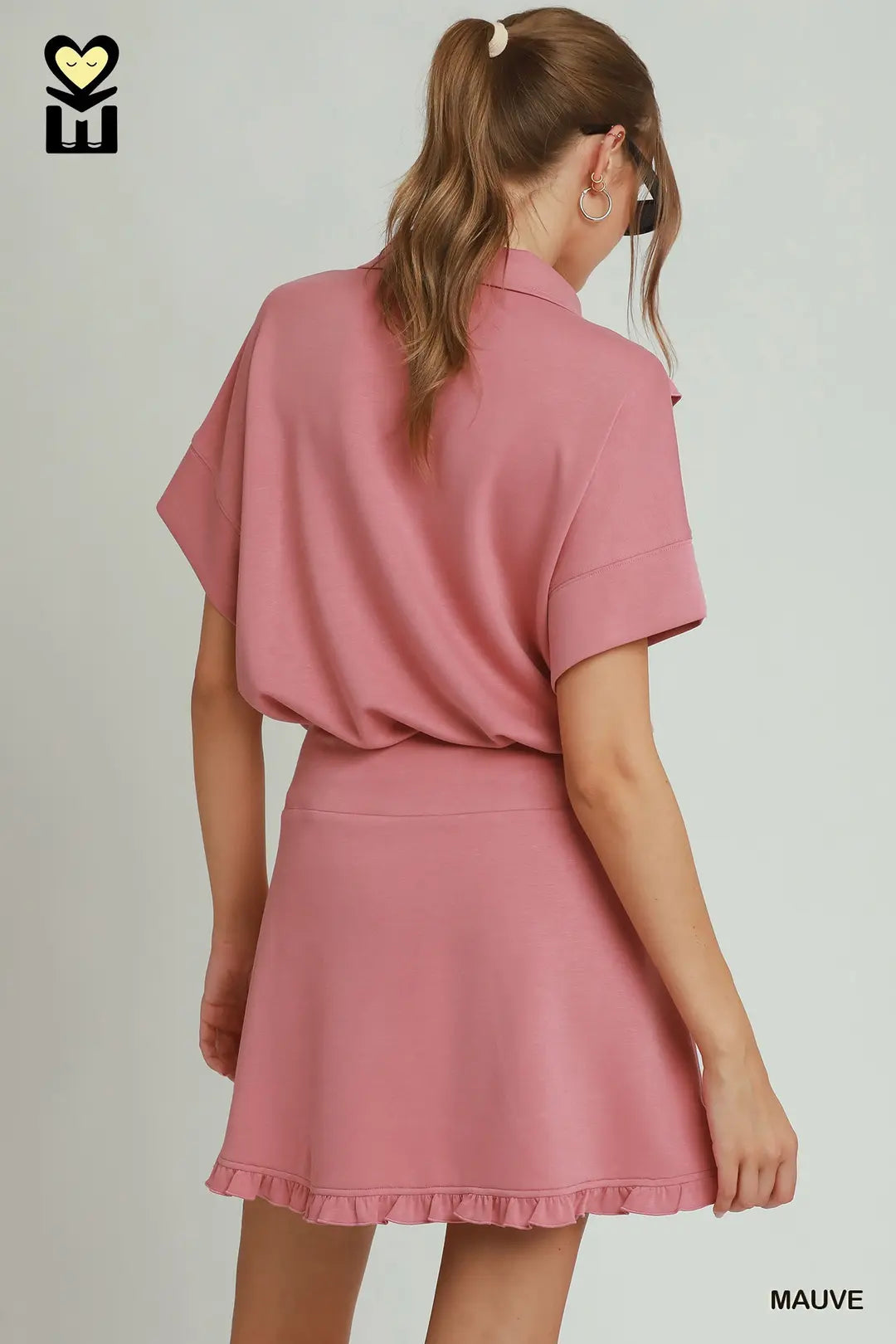 Umgee MOHMe Mauve LuxeKnit Ruffle Mix & Match Collection