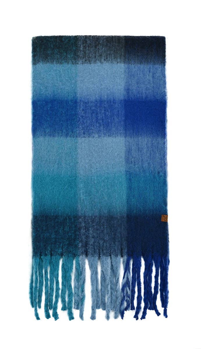 Multi Color Checkered C.C Scarf