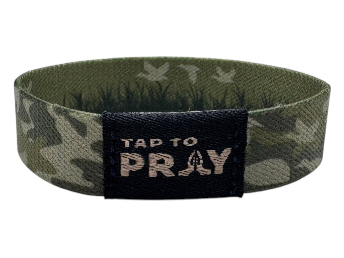 Waterfowl Camo Tap To Pray™ Wristbands