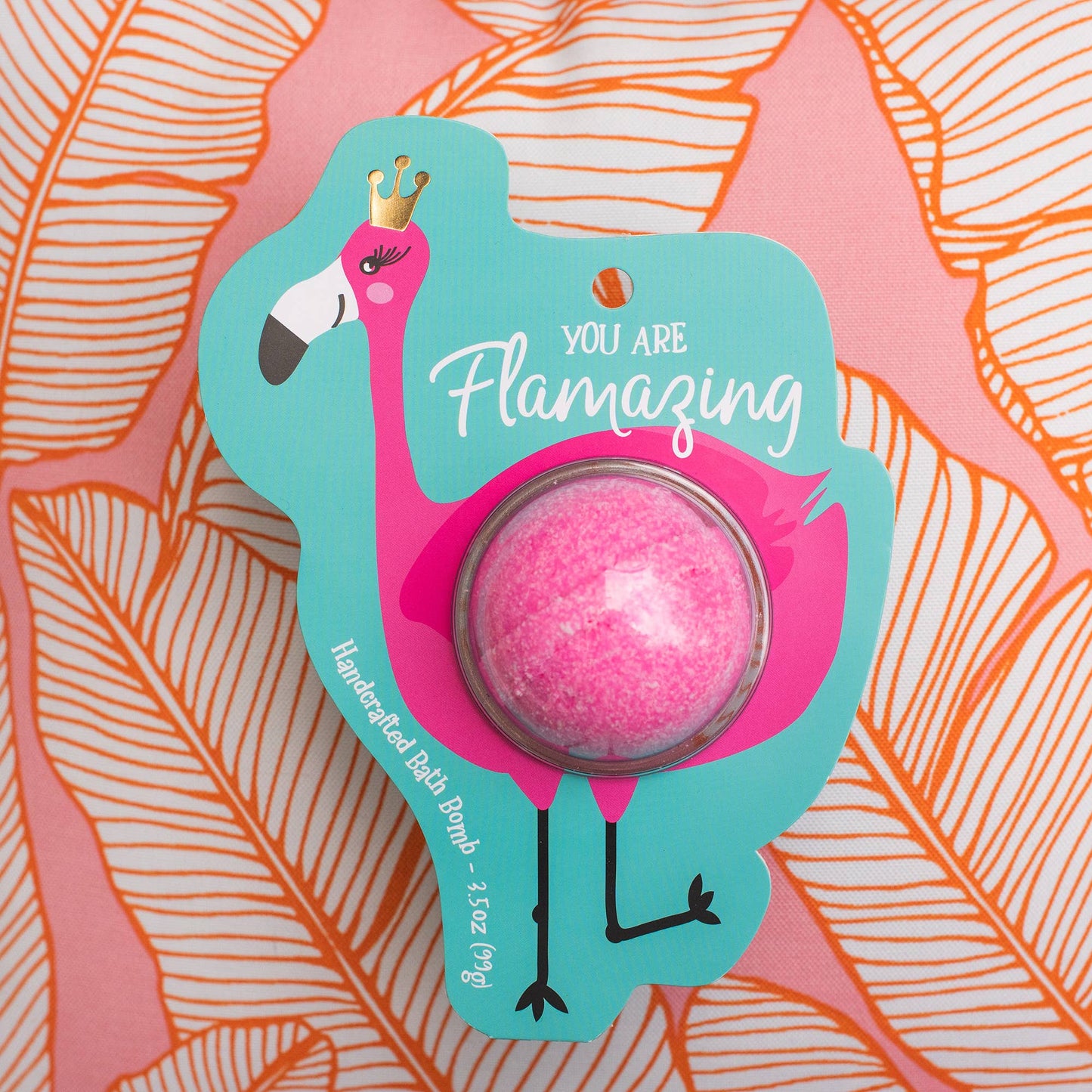 You are Flamazing Flamingo Clamshell Bath Bomb