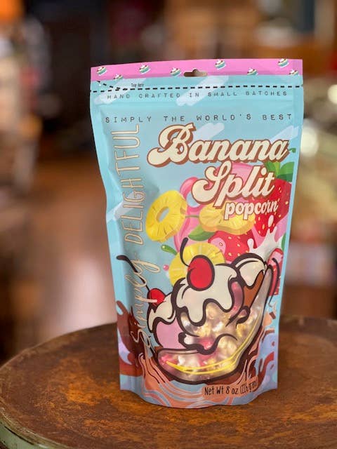 Simply Delightful Banana Split Popcorn