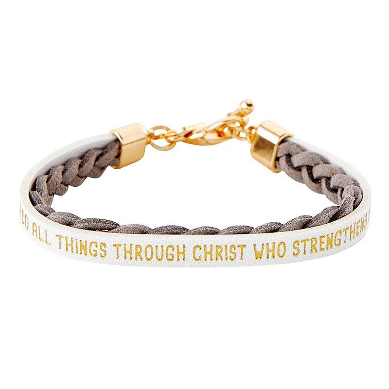 Wrapped In Love Bracelet - Philippians 4:13