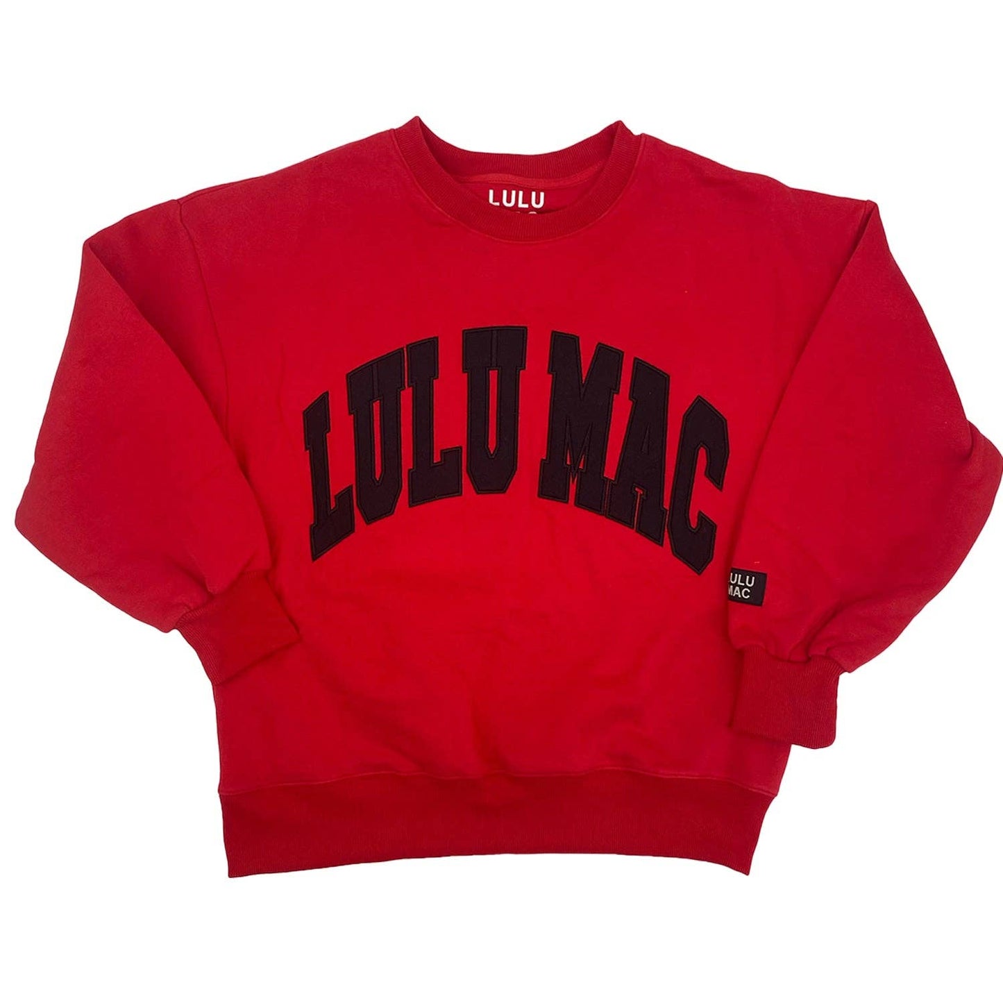 Red & Black Lulu Mac Sweatshirt