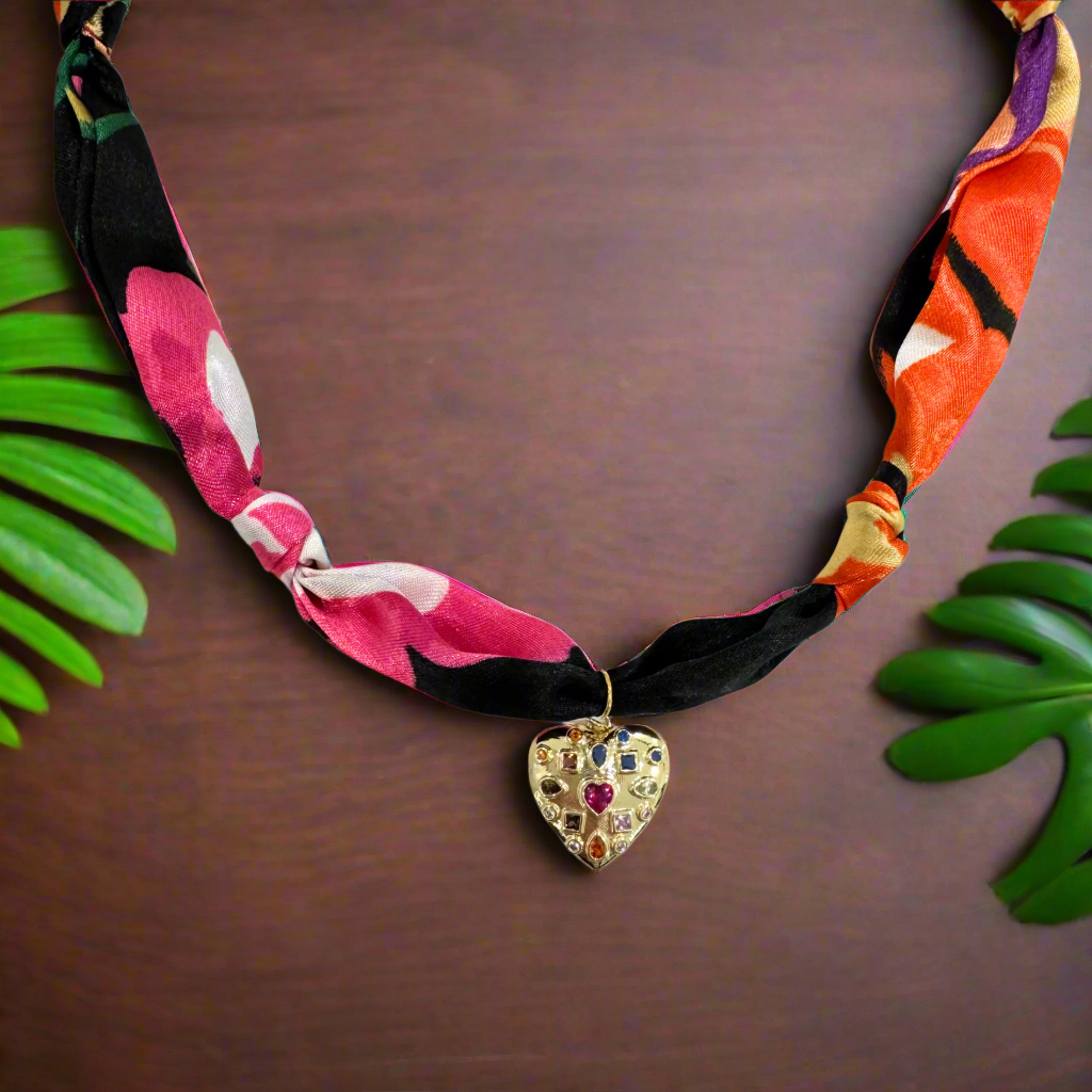 Scarf Bandana Charm Necklaces
