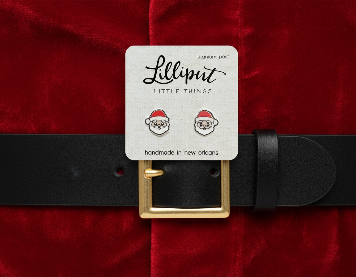 Lilliput Santa Claus Earrings