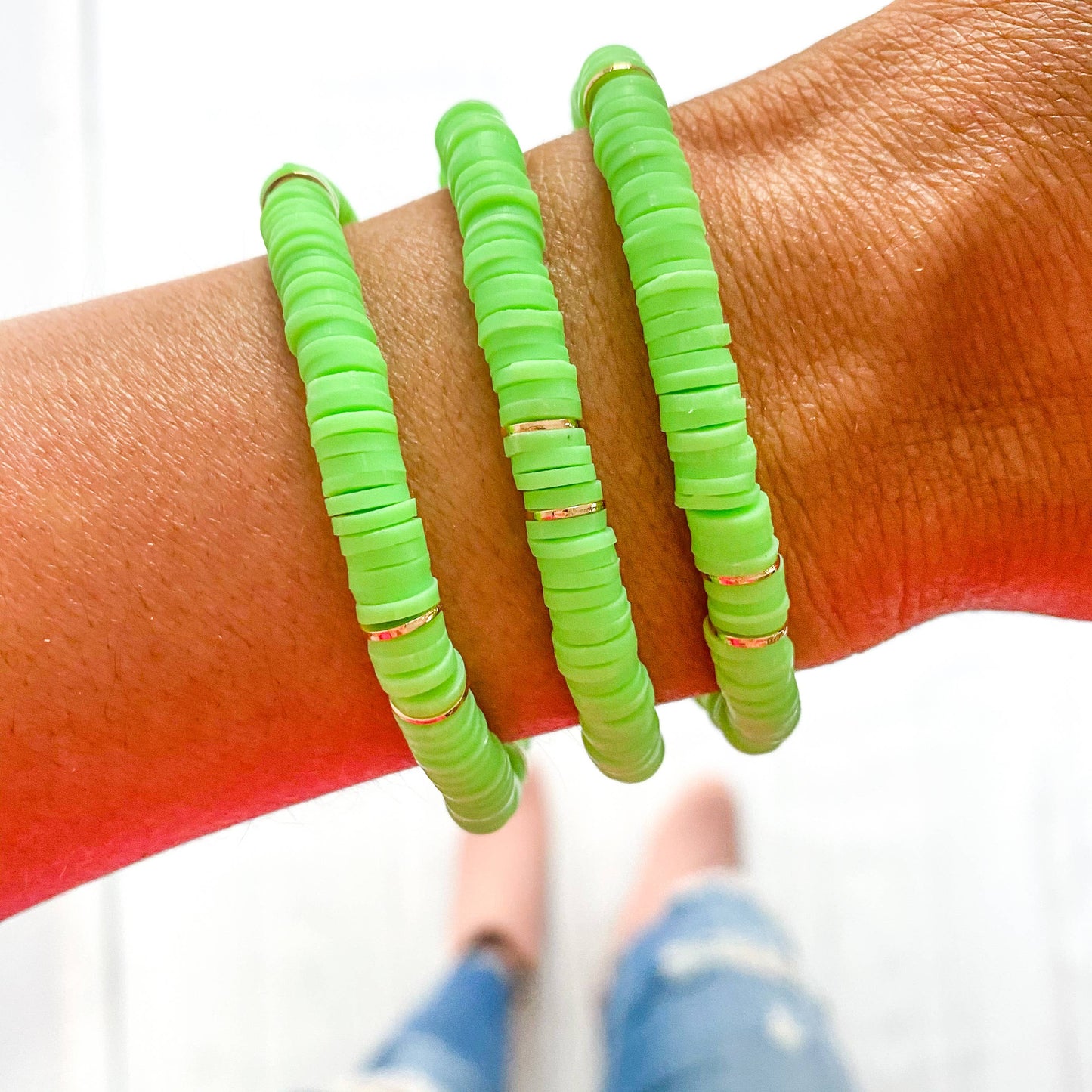 Neon Heishi Bracelet