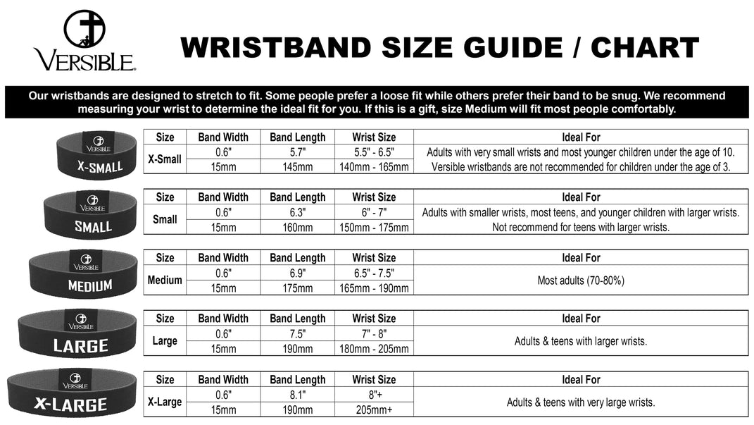 Versible Tap To Pray Wristbands