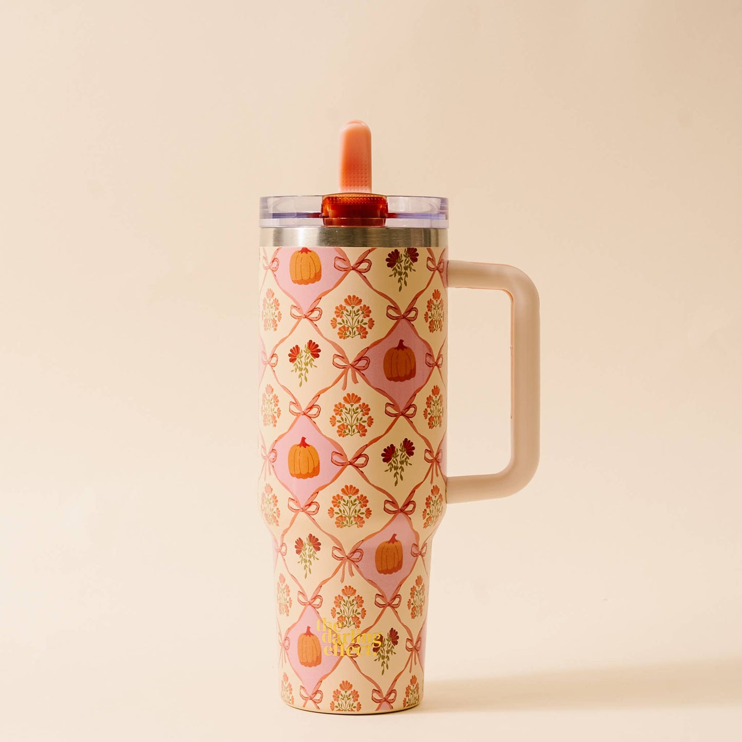 The Darling Effect Patchwork Pumpkins 40 oz Tumbler