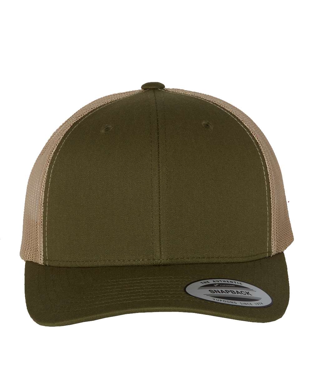 American Flag Rectangle Leather Patch Hat