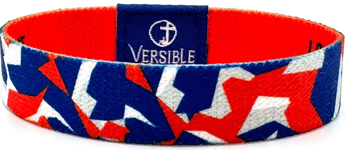 Team Camo / Philippians 4:13 Wristband