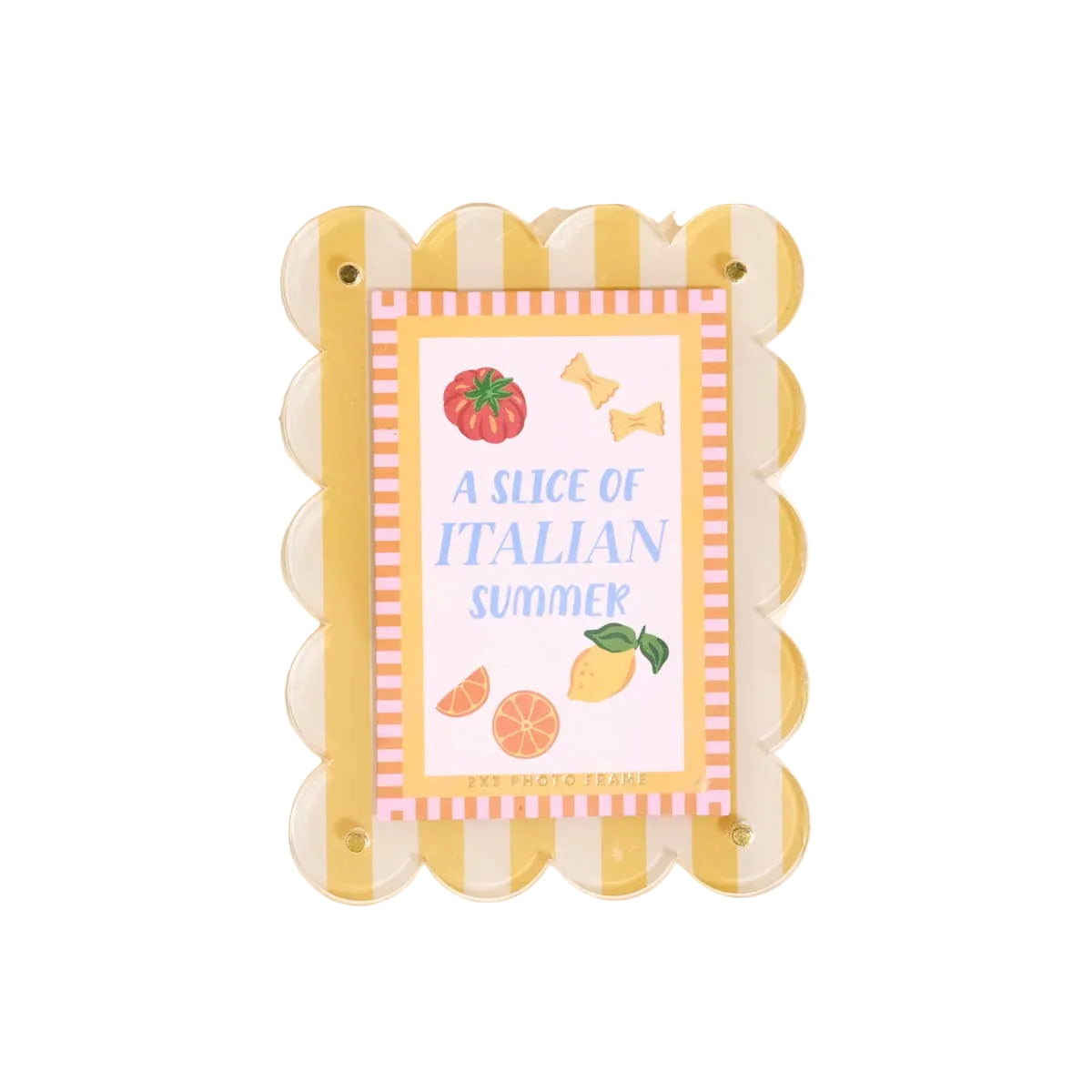 The Darling Effect Mini Acrylic Picture Frame Magnet In Limoncello