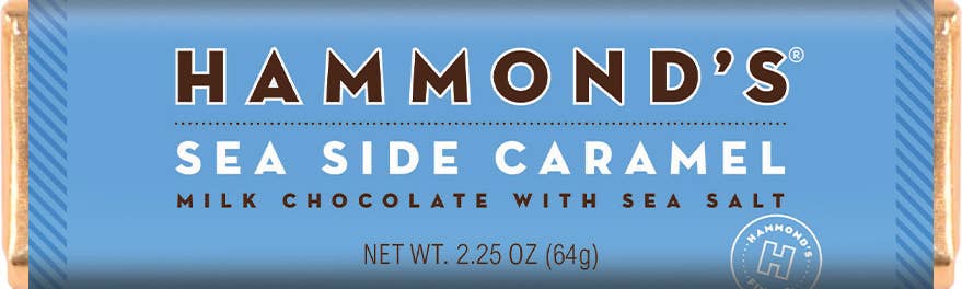 Hammond's Natural Sea Side Caramel Milk Chocolate Bar