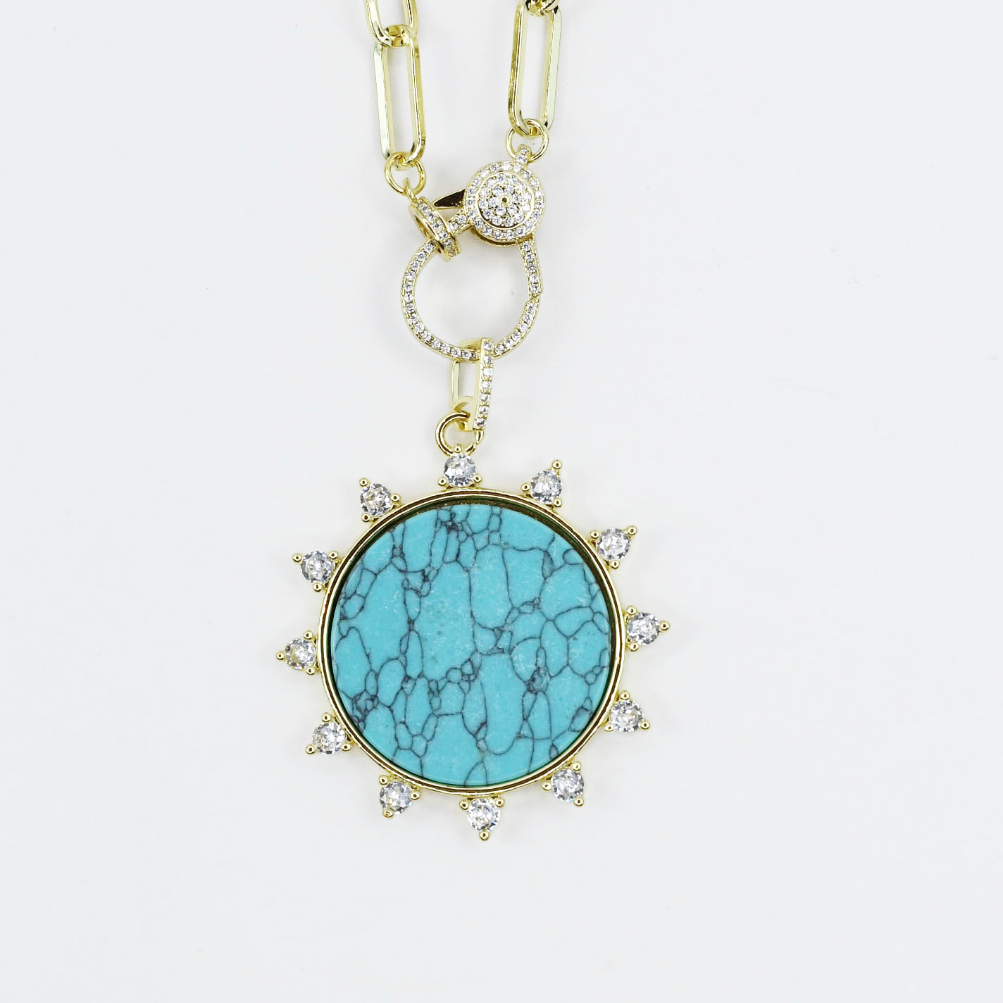 Treasure Jewels Solar Turquoise Muse Necklace