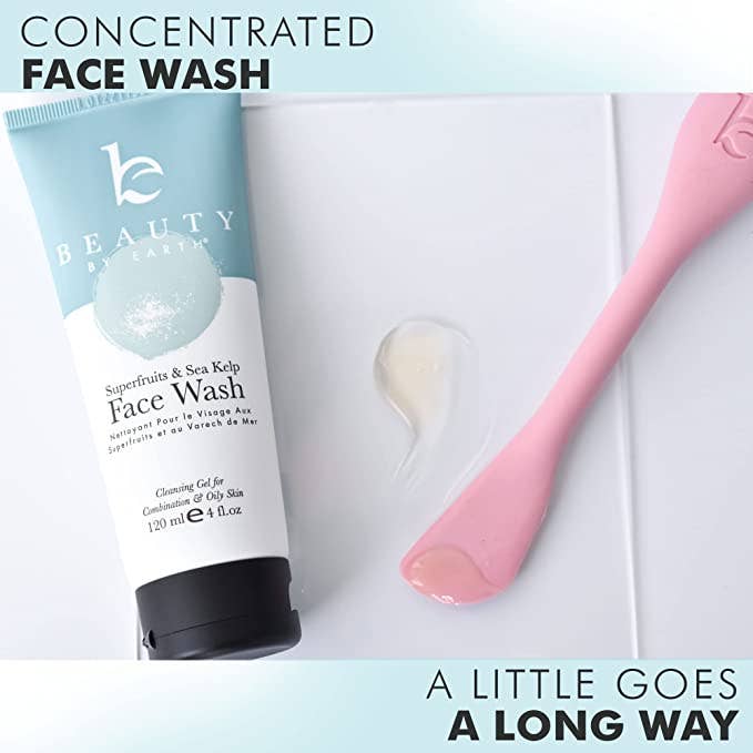 Beauty by Earth Face Wash with Superfruit and Sea Kelp