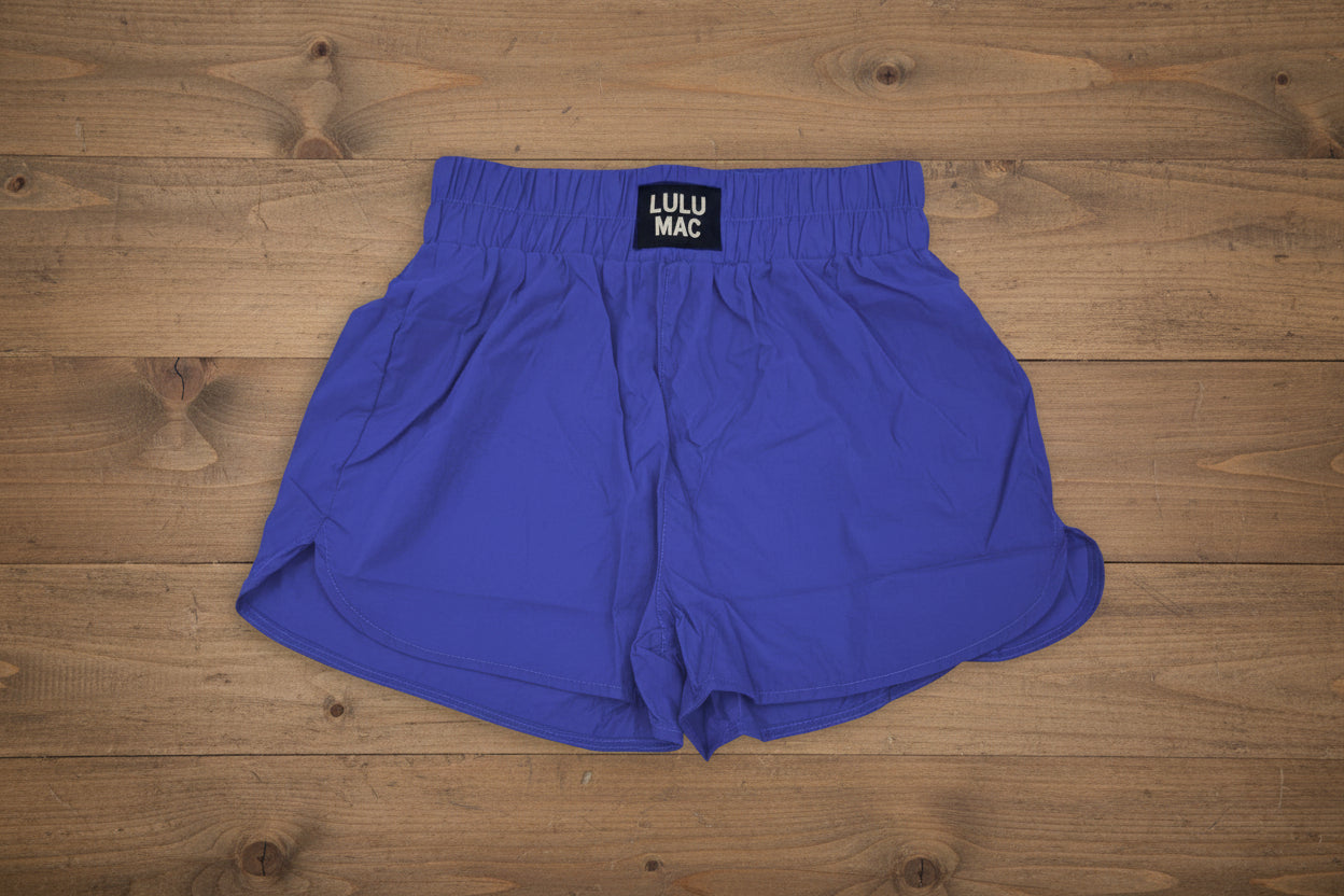 Lulu Mac Jogger Shorts Blue