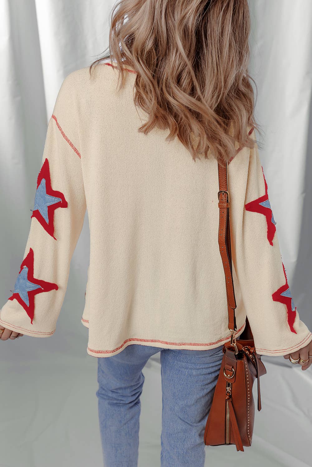 USA Star Patchwork Top