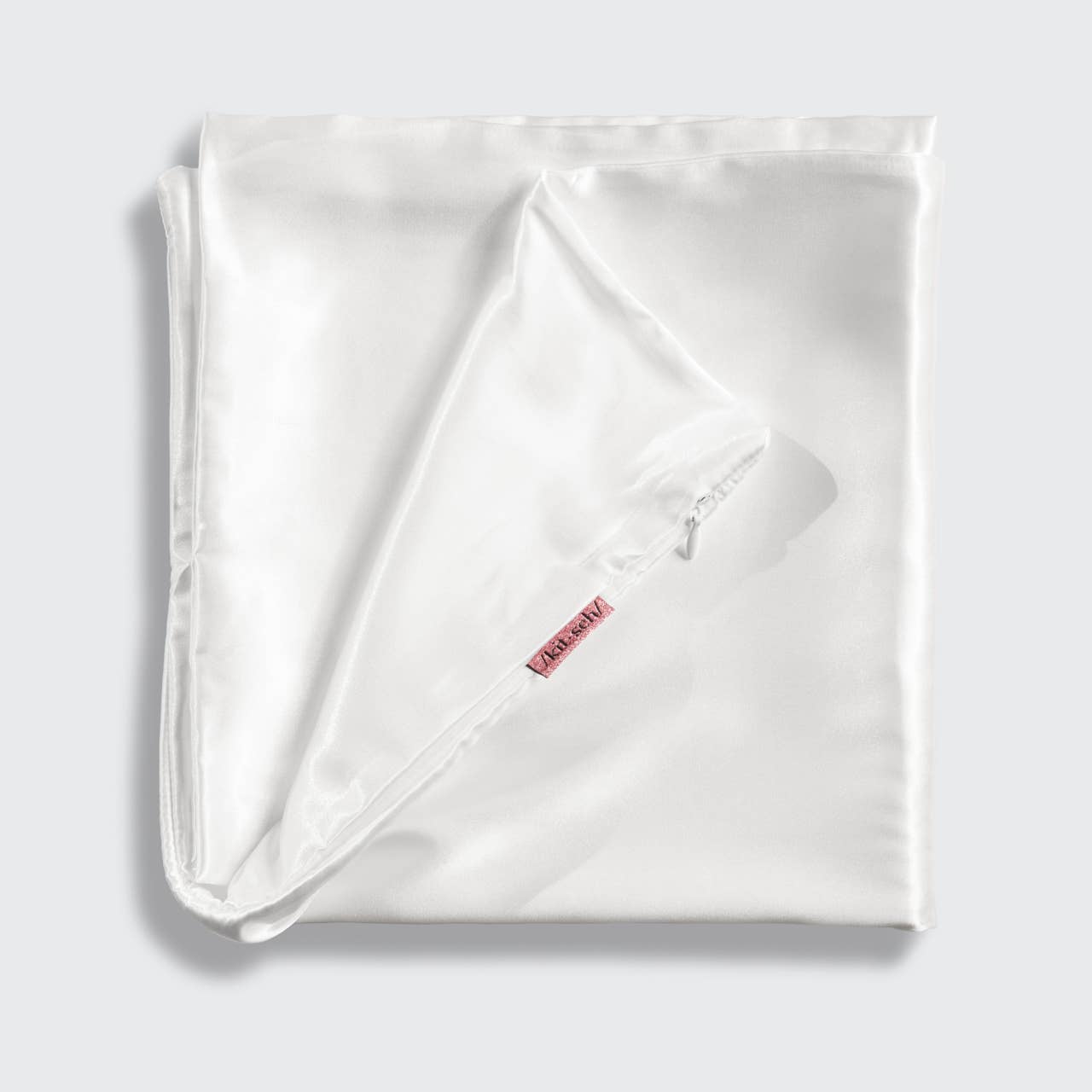 Kitsch Satin King Pillowcase - Ivory